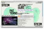 Website for the Patterns + Pleasure Festival & Symposium in collaboration Remco van Bladel and Rob van den Nieuwenhuizen